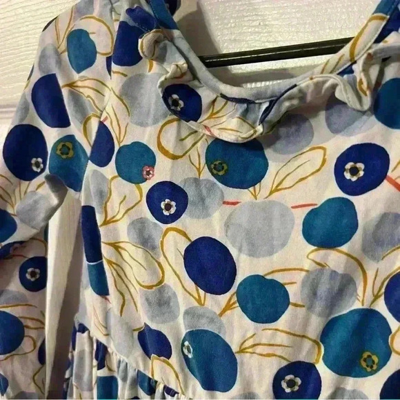 Tea Collection Cotton Blend Casual Dress with Maine Blueberries. Size 4 EUC - Picture 2 of 6